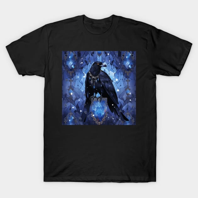 Raven And Gems T-Shirt by Enchanted Reverie